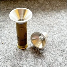 Aluminium Funnel for Caliber: 12ga (16ga) (12mm hole) - Воронка для пороха под калибр, анти-статик, цельно-точеная, алюминий