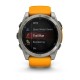 Смарт-годинник Garmin fenix 8 AMOLED (51 мм) Sapphire титан помаранчевий/графіт