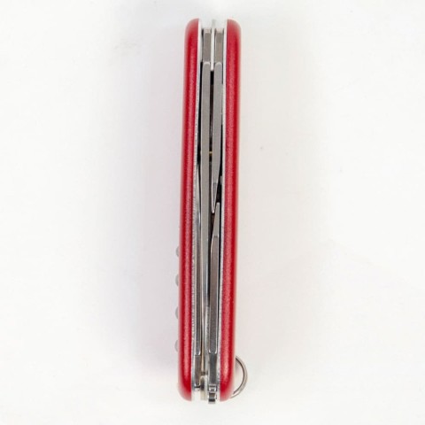 Ніж Victorinox Spartan Mat 91мм,12функ,черв.мат,штоп,жовт.лого