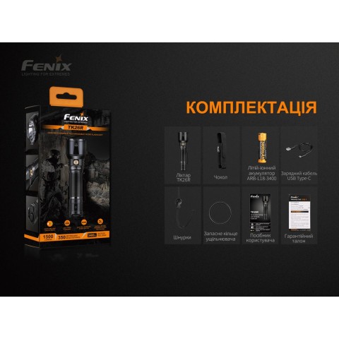 Ліхтар ручний Fenix TK26R