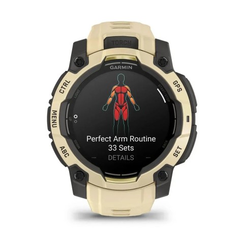Смарт-годинник Garmin Instinct 3 (45 мм) AMOLED цитриновий