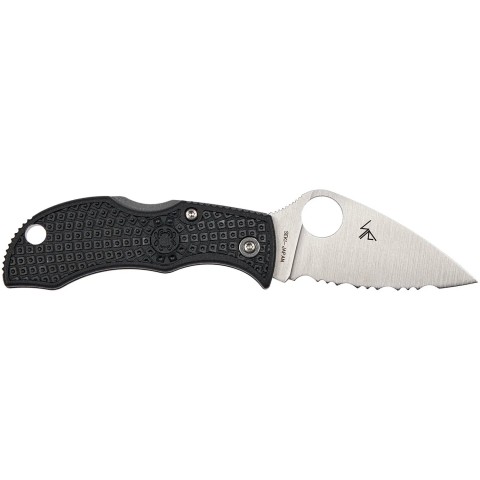 Нож Spyderco Manbug Lightweight Leaf, VG-10, FRN, серрейтор ц:black