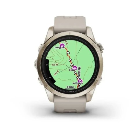 Смарт-часы Garmin epix Pro Gen 2 Sapphire Edition (42мм) нежно-золотистый со светло-песочным ремешком