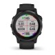 Смарт-часы Garmin fenix 6S Pro черные с черным ремешком