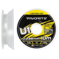Флюорокарбон Favorite U1 FC 10m #2.0/0.235mm 8.6lb/3.89kg