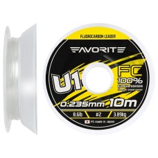 Флюорокарбон Favorite U1 FC 10m #2.0/0.235mm 8.6lb/3.89kg