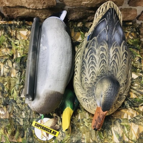 Чучела кряквы GreenHead Gear Magnum Mallards комплект утка и селезень