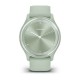 Смарт-часы Garmin vivomove Sport цвета ментола с силиконовым ремешком и серебристыми вставками