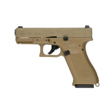 Пневматический пистолет Umarex Glock 19X TAN Blowback кал.4,5мм (с затворной задержкой)
