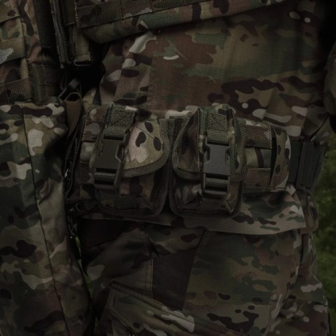 Підсумок Ukrarmor під гранату. Кріплення Molle. Cordura 500D Мультикам