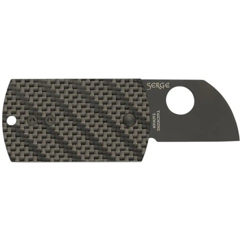 Нож Spyderco Dogtag, CPM S30V, Carbon Fiber ц:black