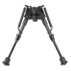 Сошки Vector Optics 155-230 мм на антабку. Карбонове волокно, підпружинені з ричагом