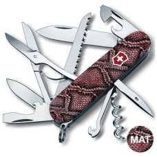 Нож Victorinox Swiss Army Huntsman Design Принт Кожа питона