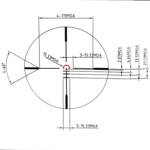 Коліматорний приціл Konus Sight-Pro PTS2 3x30