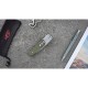 Ніж складаний туристичний Ganzo G743-2 (8.7 см) 440C шорсткий / G10 зелений