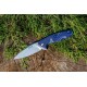 Ніж складаний туристичний Ruike Fang P105-Q, (9.2 см) 14C28N / G10 синій