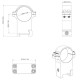 Кольца Vector Optics Стальные 30 мм Weaver высокие