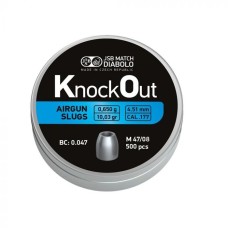 Пули JSB Diabolo KnockOut Slugs 4,51 мм, 0,650 г, 500 шт