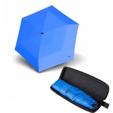Парасоля Knirps X4U Neon Blue Мех/Складана/6спиць /D90x21см з EVA чохлом