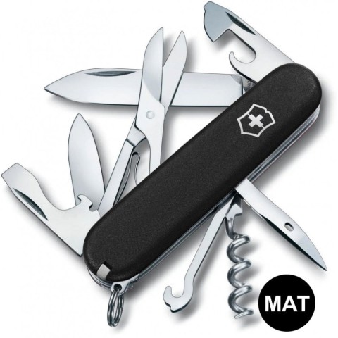Ніж Victorinox Climber Mat 91мм,14функ,чорн мат