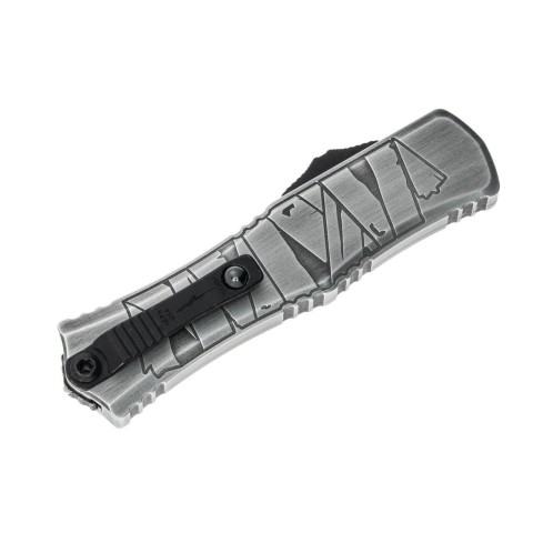 Нож Microtech Hera II Mini D/E OTF, Signature Brushed Metal Mummy