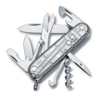 Нож Victorinox Swiss Army Climber прозрачный серебряный