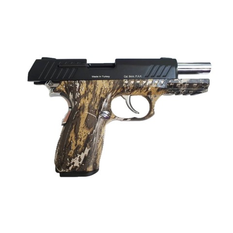 Стартовый пистолет KUZEY A-100#5 Black/Camo Grips