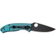 Нож Spyderco Tenacious Titanium Black Blade, 8Cr13MoV ц:blue