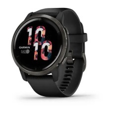 Смарт-годинник Garmin Venu 2 чорний із чорним безелем