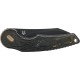 Нож Fox Jupiter Black Blade Titanium, PVD Stone Washed ц:black