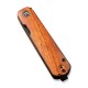 Ніж складаний кишеньковий Civivi Sendy, (7.2 см) Nitro-V / Guibourtia Wood