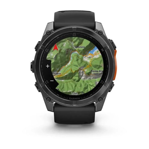 Garmin Fenix 8 AMOLED (51 мм) сланцево-серый/чёрный