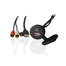 Крепление на панель Fusion с USB и разъем AUX 3,5 мм