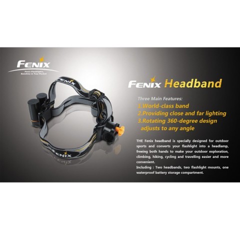 Кріплення наголовне для ліхтарів Fenix