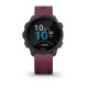 Смарт-годинник Garmin Forerunner 245 з вишневим ремінцем