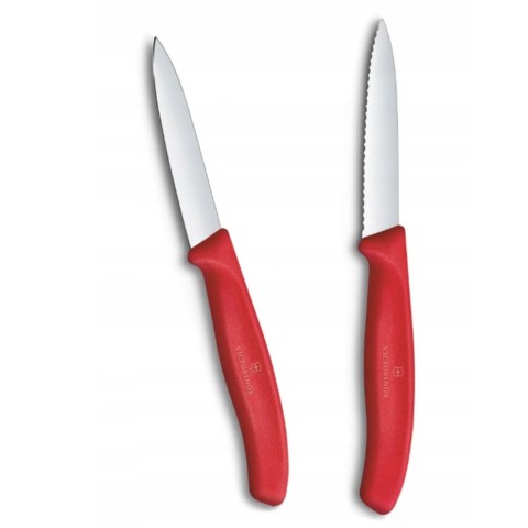 Набір ножів для чищення овочів Victorinox Swiss Classic 2 ножа черв 6.7691.2C1