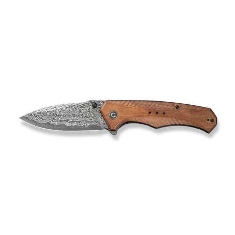 Ніж складаний туристичний Civivi Photonix, (9.4 см) Damascus / Guibourtia Wood
