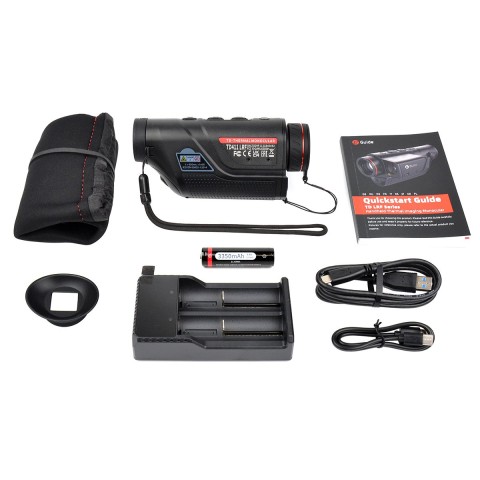 Тепловізійний монокуляр GUIDE TD411 LRF 384x288px 19mm (з далекоміром)