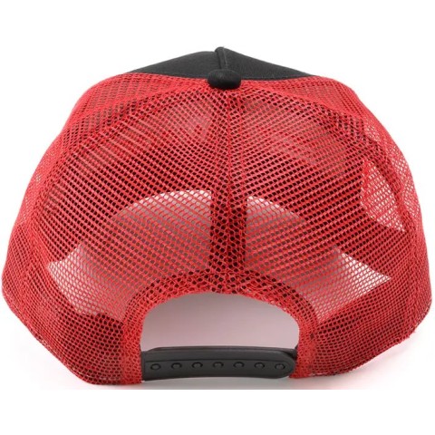 Кепка Savage TRUCKER HAT W/ RED SAVAGE LOGO с козырьком ц:красный/черный