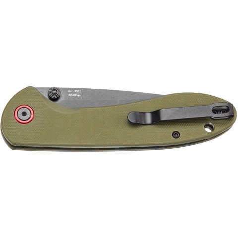 Нож CJRB Feldspar Black Blade, AR-RPM9 Steel, ц:green