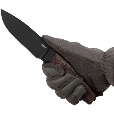 Нож Lionsteel Acha Black blade - Natural Burlap M390