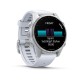 Garmin Fenix 8 AMOLED (43 мм) серебристый/белый камень