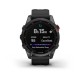 Смарт-часы Garmin fenix 7S Solar сланцево-серые с черным ремешком