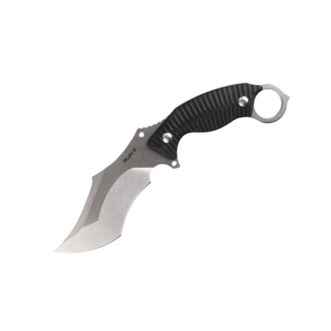 Ніж фіксований мисливський Ruike F181-B, (11.5 см) 14C28N / G10 чорний