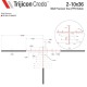 Прицел оптический TRIJICON Credo 2-10x36 (30 мм) illum. MOA Tree Crosshair FFP Red