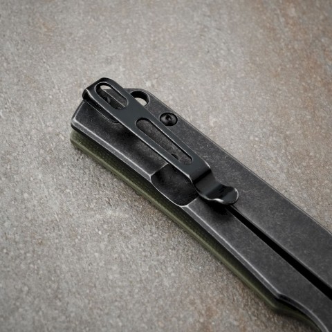 Ніж складаний туристичний Ruike P801-G, (8.6 см) 14C28N / G10 оливковий