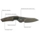 Нож Fox Jupiter Black Blade Titanium, Bead blasted Titanium + Jungle Wear carbon fiber i ц:gray/green