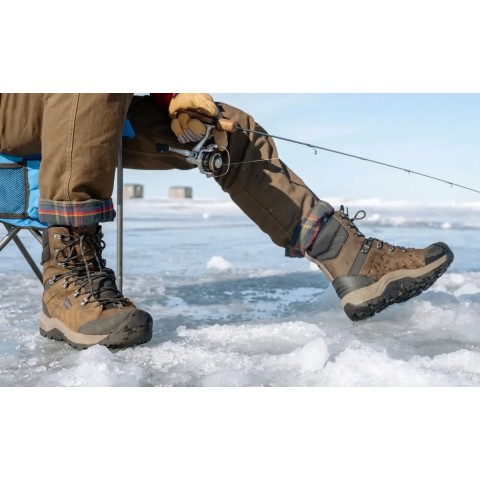 Ботинки KEEN Revel IV High Polar M 9.5 Magnet/Red Carpet