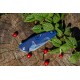 Ніж складаний туристичний Ruike Fang P105-Q, (9.2 см) 14C28N / G10 синій