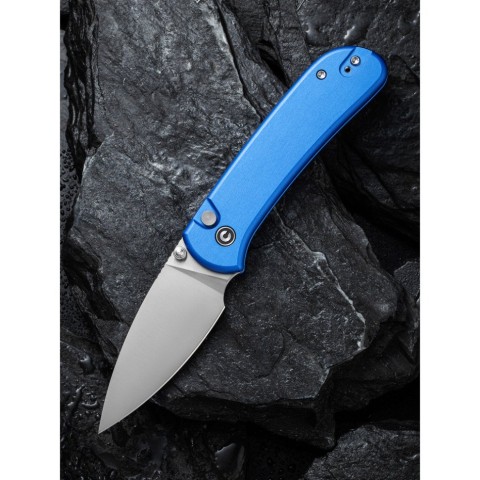 Ніж складаний кишеньковий Civivi Qubit, (7.6 см) 14C28N / Aluminum синій